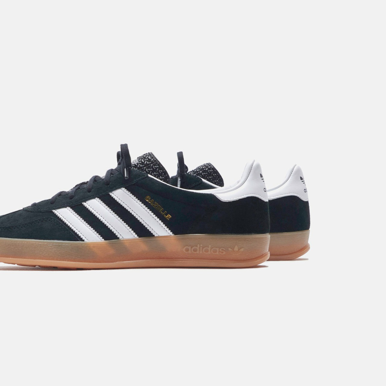 Men Kith adidas Gazelle Indoor - Core Black / White / Gum2