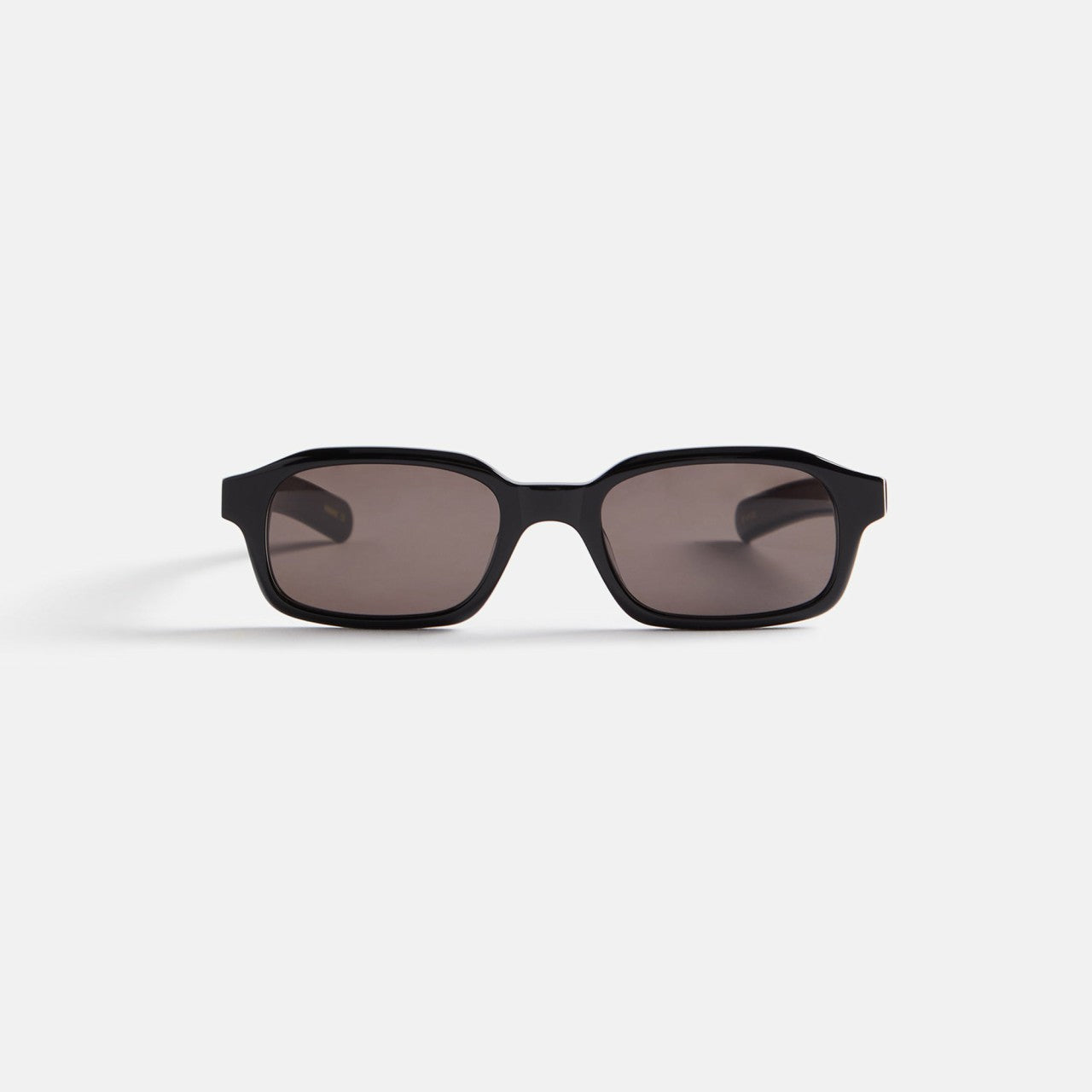 Men Kith Flatlist Hanky Sunglasses - Solid Black / Solid Black Lens