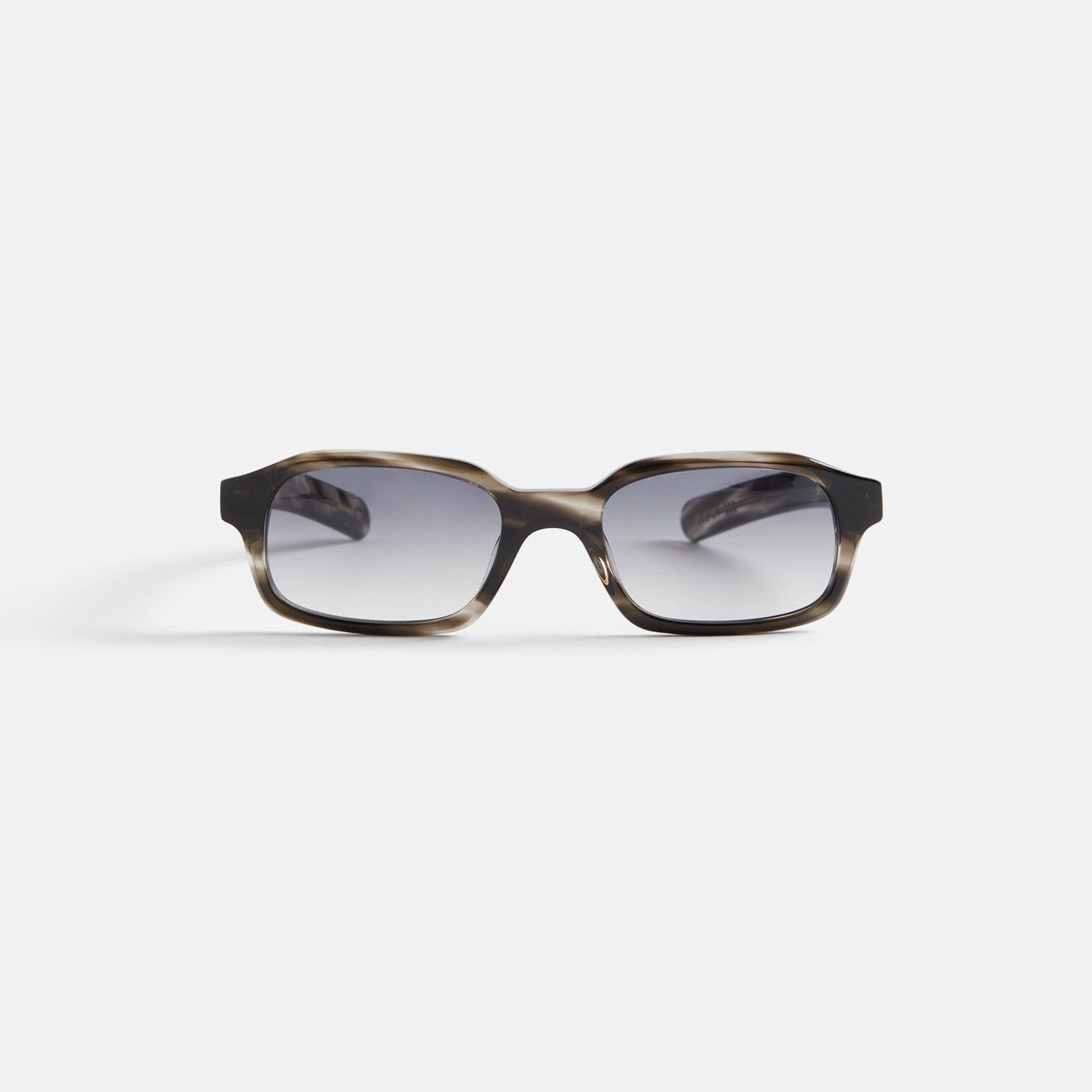 Men Kith Flatlist Hanky Sunglasses - Grey Havana / Smoke Gradient Lens