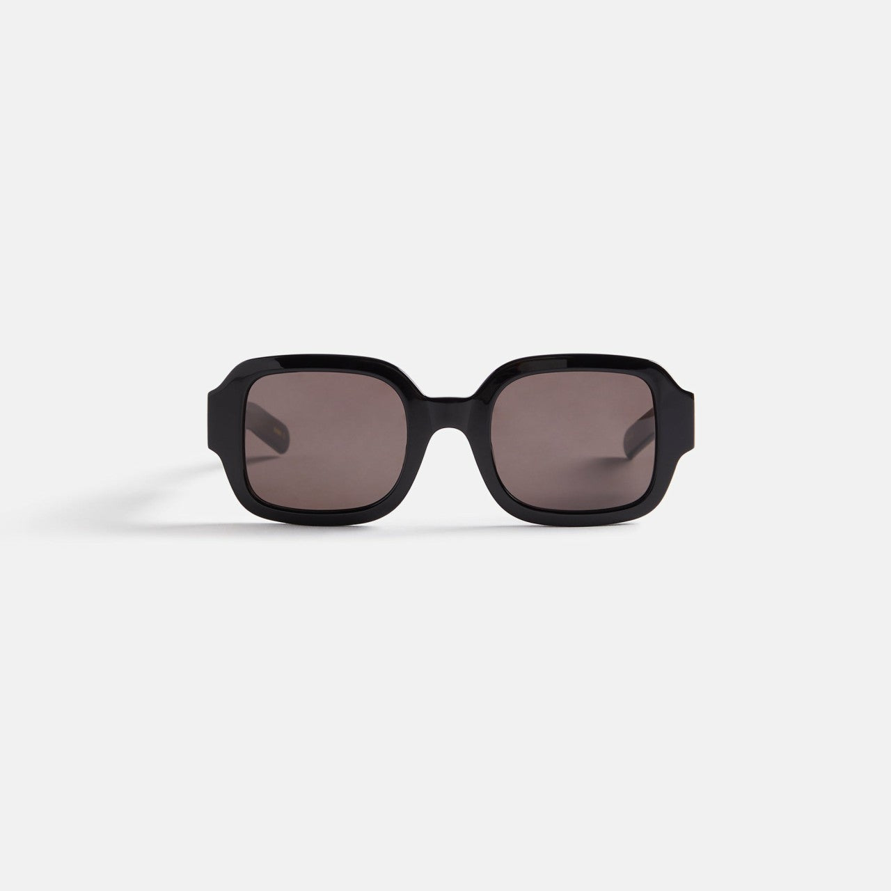 Men Kith Flatlist Tishkoff Sunglasses - Solid Black / Solid Black Lens