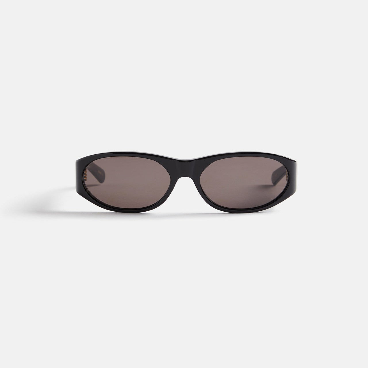 Men Kith Flatlist Eddie Kyu Sunglasses - Solid Black / Solid Black Lens
