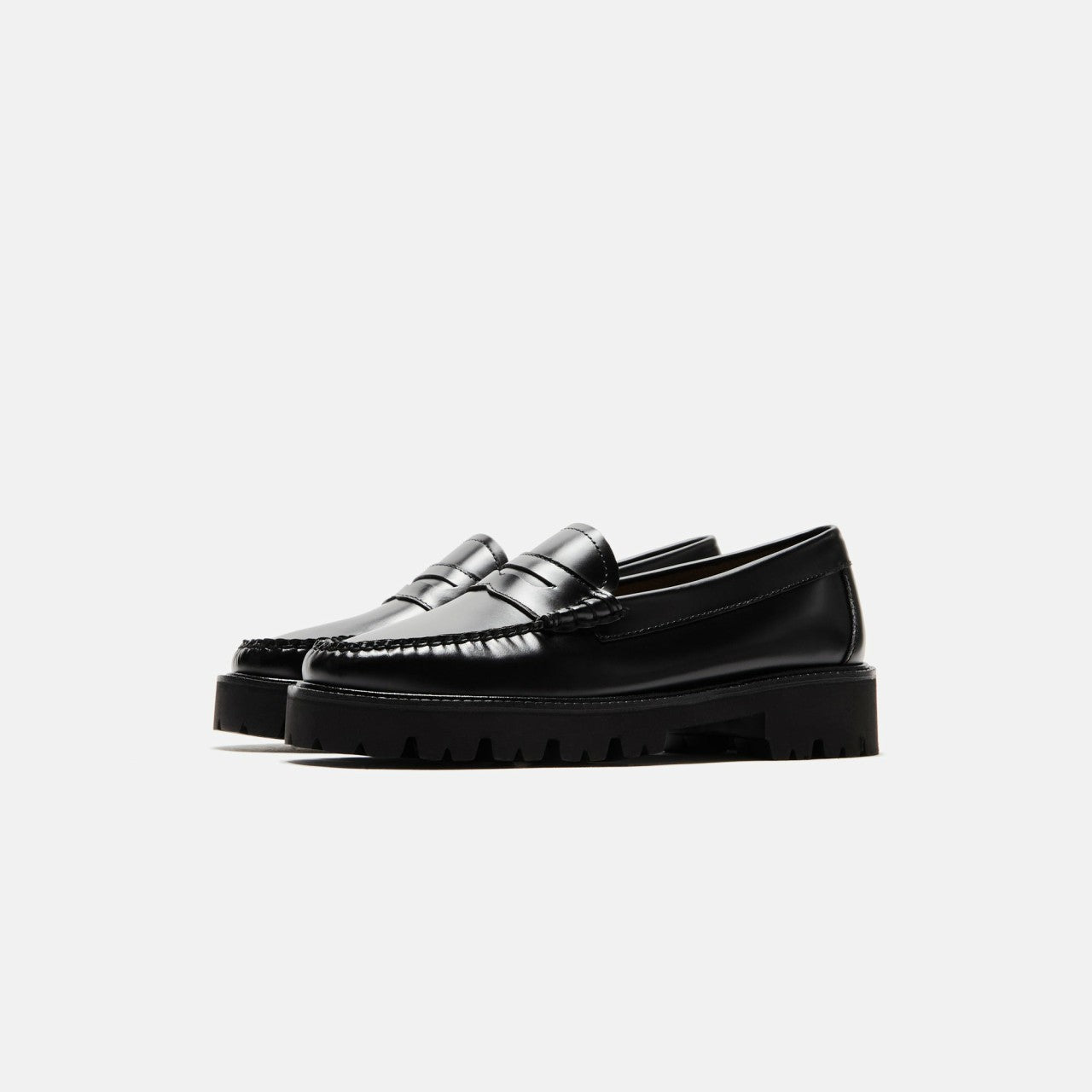 Women Kith G.H. Bass WMNS Whitney Super Lug Weejun - Black