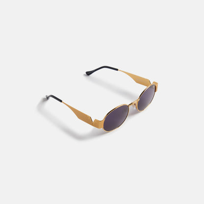 Men Kith Vintage Frames Cypher - Yellow Gold / Black