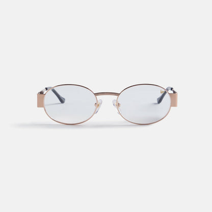Men Kith Vintage Frames Cypher - Rose Gold / Clear
