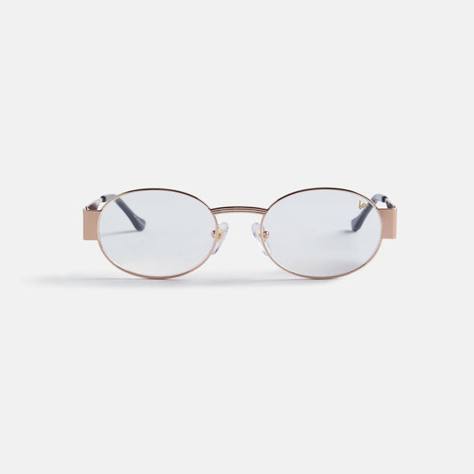 Men Kith Vintage Frames Cypher - Rose Gold / Clear