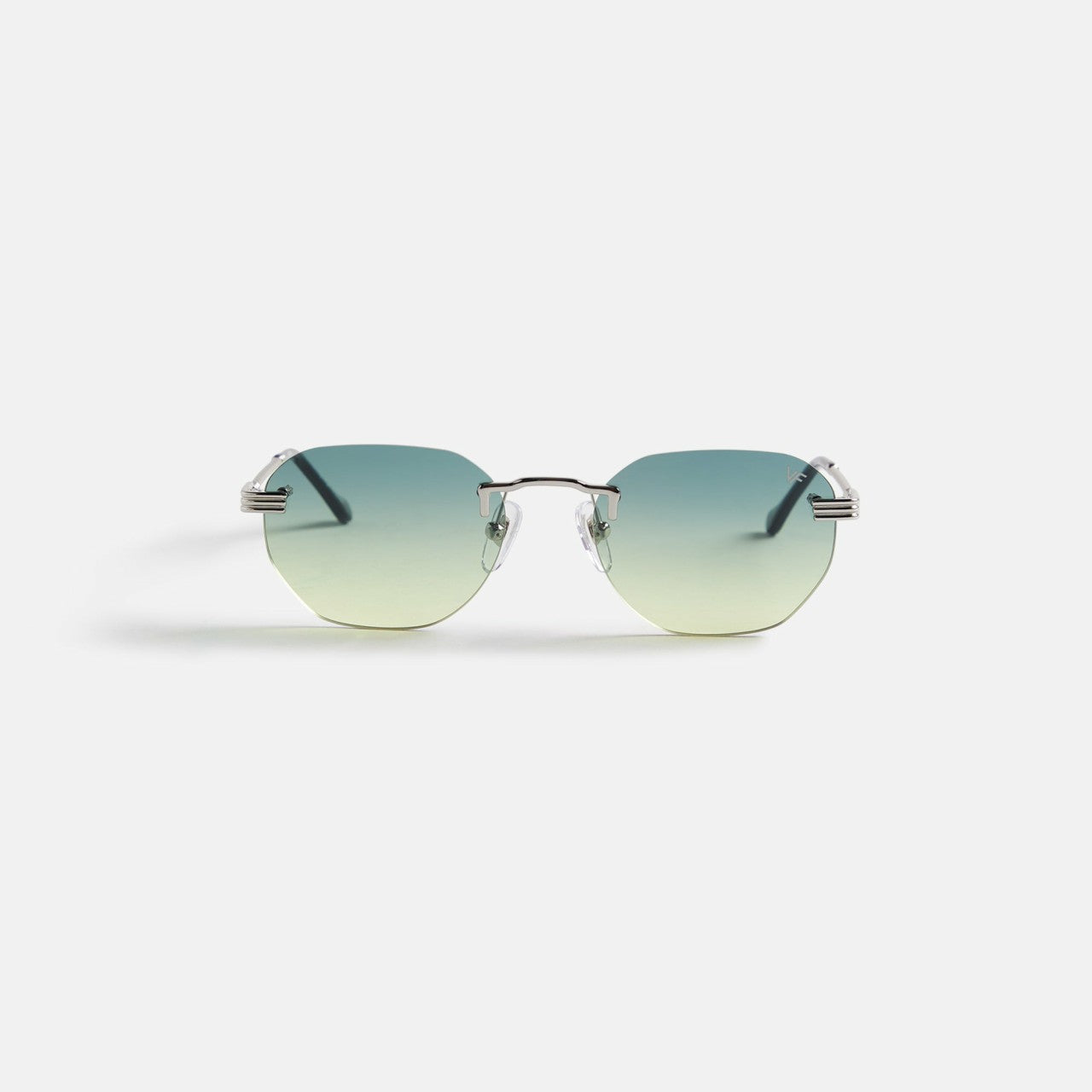 Men Kith Vintage Frames Detroit Player Drill Mount 24Kt White Gold - Green / Ye
