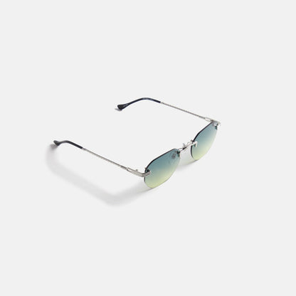Men Kith Vintage Frames Detroit Player Drill Mount 24Kt White Gold - Green / Ye