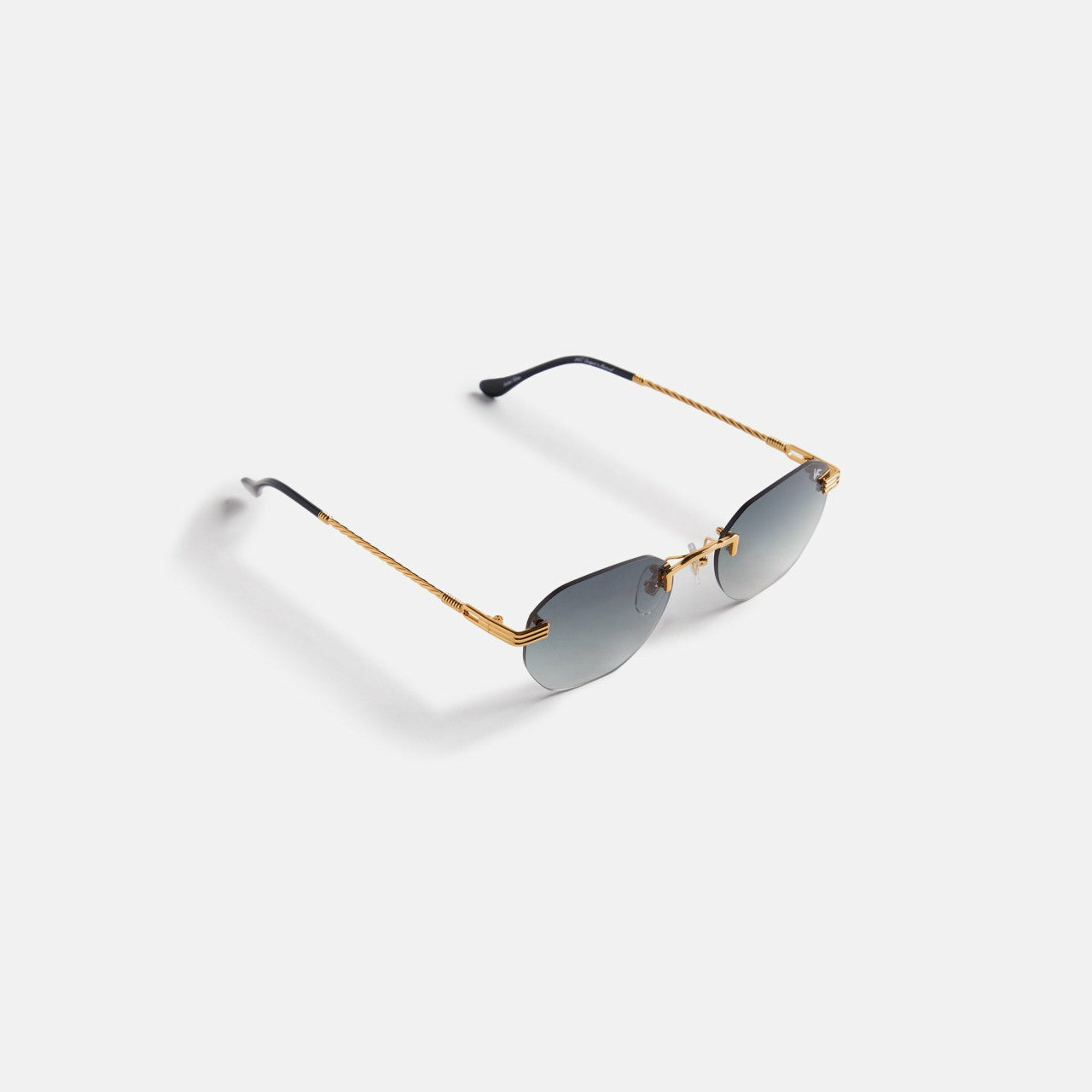 Men Kith Vintage Frames Detroit Player Drill Mount 24KT Gold - Army Green
