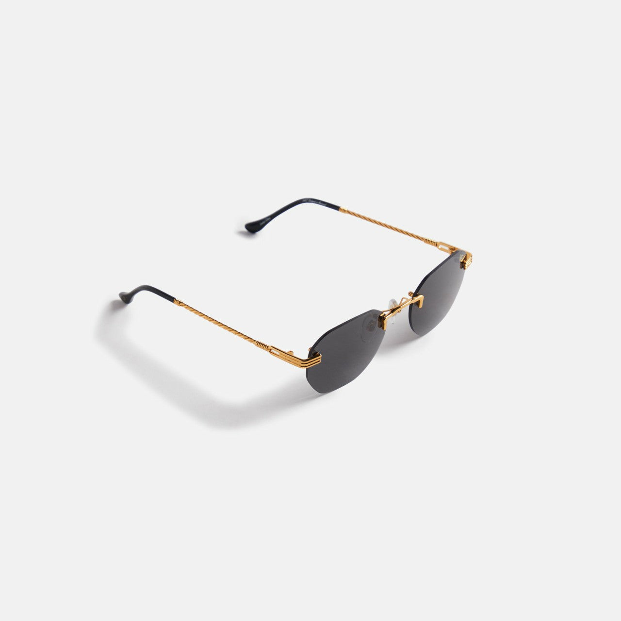 Men Kith Vintage Frames Detroit Player Drill Mount 24Kt Gold - Black