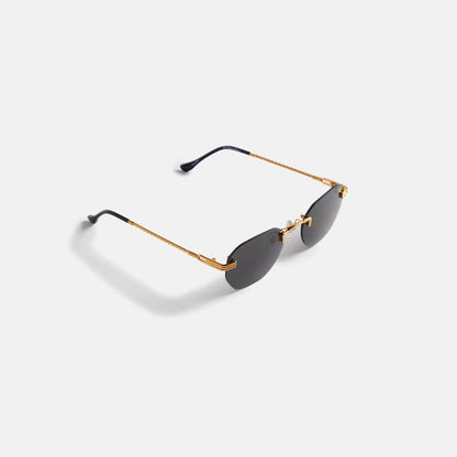 Men Kith Vintage Frames Detroit Player Drill Mount 24Kt Gold - Black
