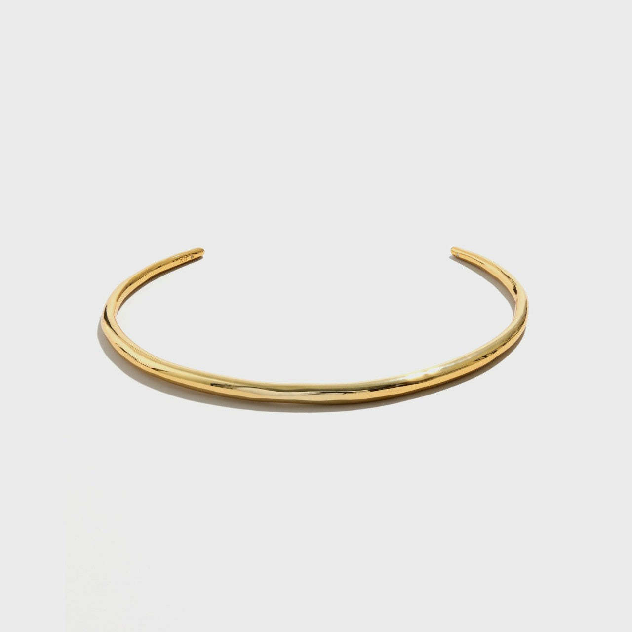 Women Kith Alexis Bittar Molten Gold Thin Collar Necklace - Gold