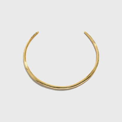 Women Kith Alexis Bittar Molten Gold Thin Collar Necklace - Gold