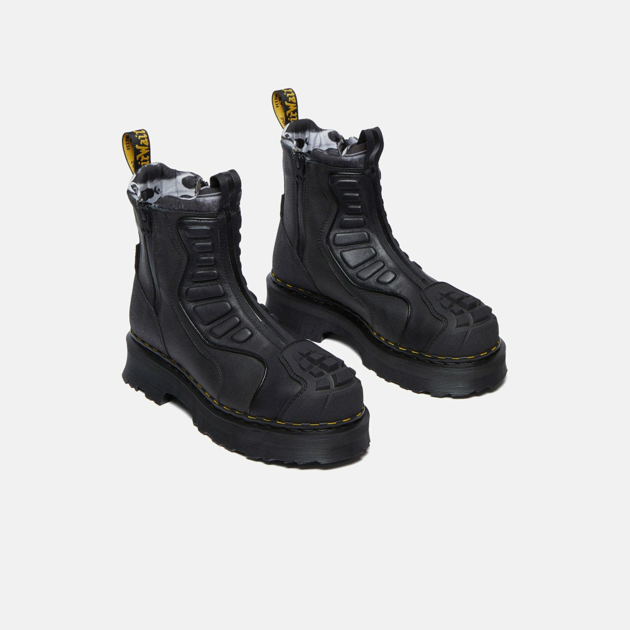 Men|Women Kith Dr. Martens 14XX 2976 Chelsea Boot - Black Tailgate