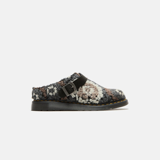 Men|Women Kith Dr. Martens Isham Mules - Black Mix Crochet Wool