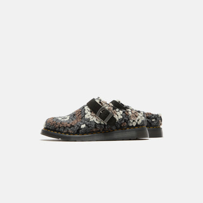 Men|Women Kith Dr. Martens Isham Mules - Black Mix Crochet Wool