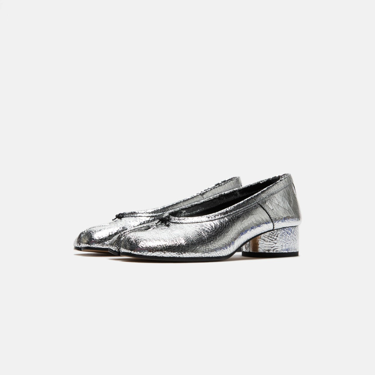 Women Kith Maison Margiela Tabi New Ballerina Flats - Broken Mirror Silver