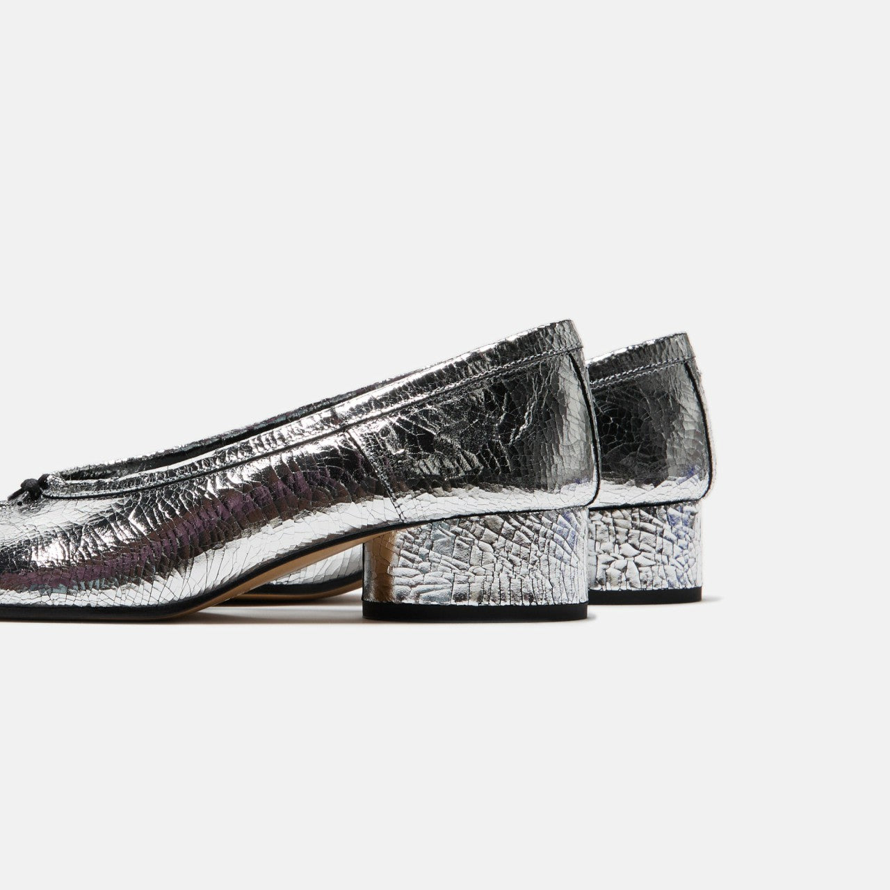 Women Kith Maison Margiela Tabi New Ballerina Flats - Broken Mirror Silver