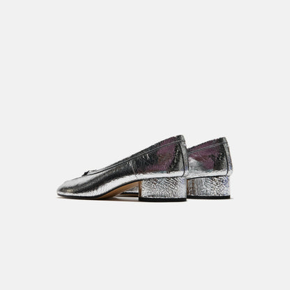 Women Kith Maison Margiela Tabi New Ballerina Flats - Broken Mirror Silver