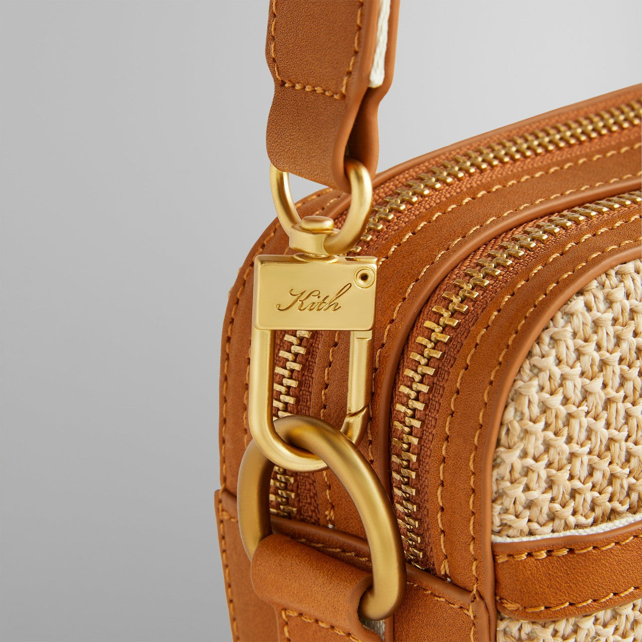 Men|Women Kith Kith Sherman Raffia Crossbody Bag - Arch