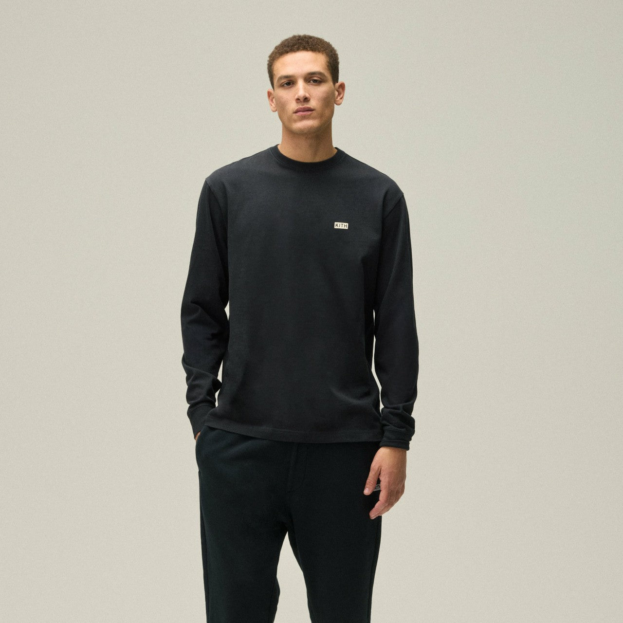 Men|Kids Kith Kith Long Sleeve LAX Tee - Black