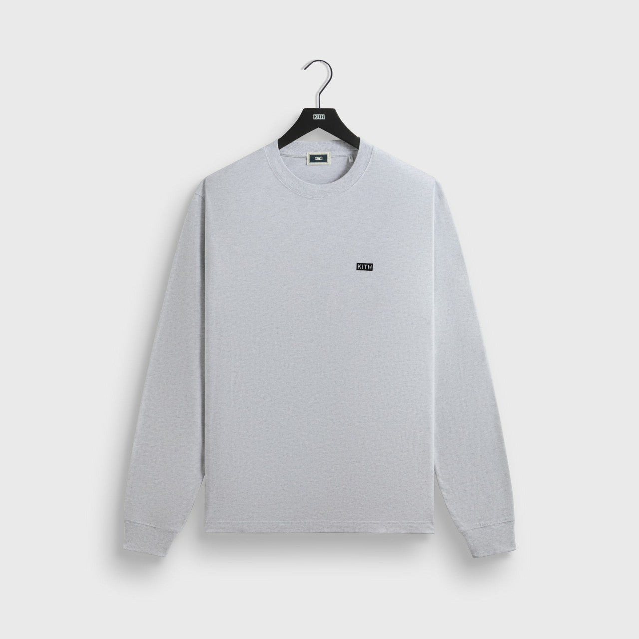 Men Kith Kith Long Sleeve LAX Tee - Light Heather Grey
