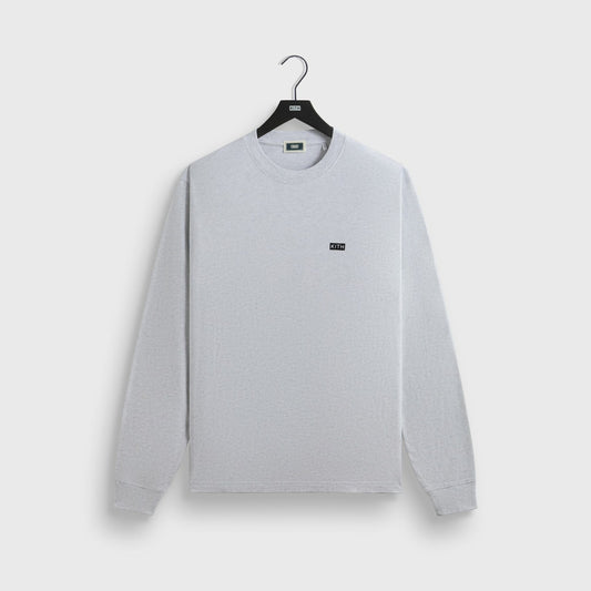 Men Kith Kith Long Sleeve LAX Tee - Light Heather Grey