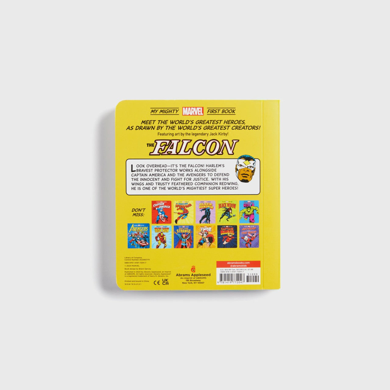 Men|Kids Kith Abrams The Falcon: My Mighty Marvel First Book