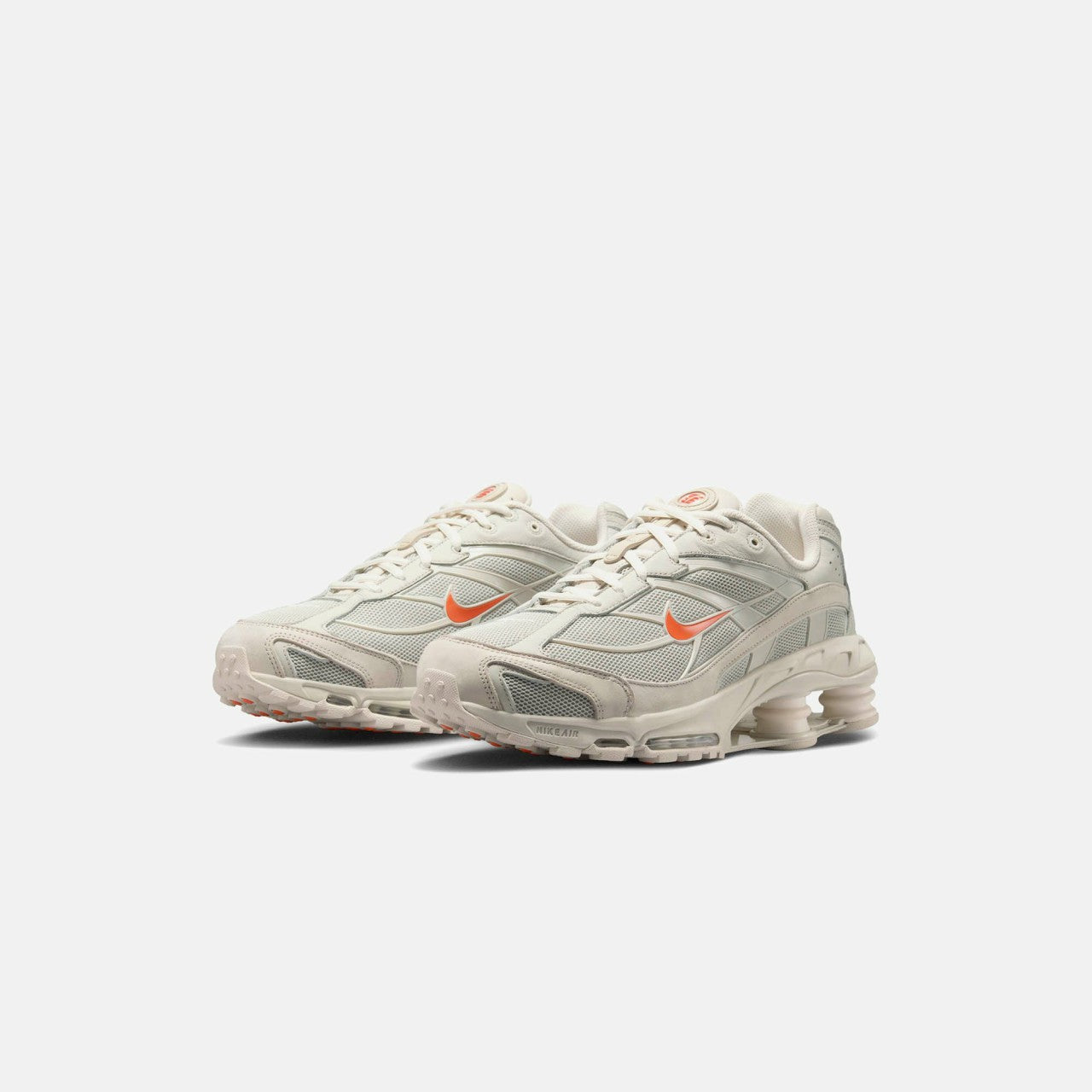 Men Kith Nike Shox Ride 2 - Light Bone / Turf Orange / Phantom