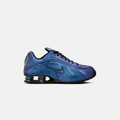 Men Kith Nike Shox R4 - Black / Hot Punch