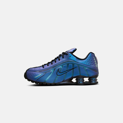 Men Kith Nike Shox R4 - Black / Hot Punch