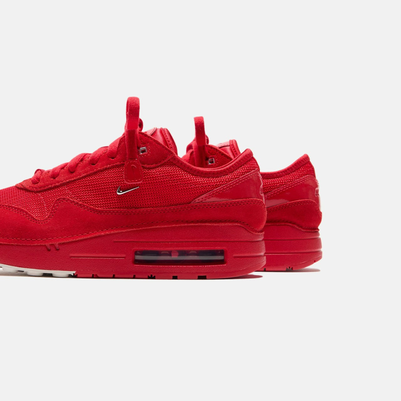 Women Kith Nike x Jacquemus WMNS Air Max 1 SP - University Red / Metallic Silver