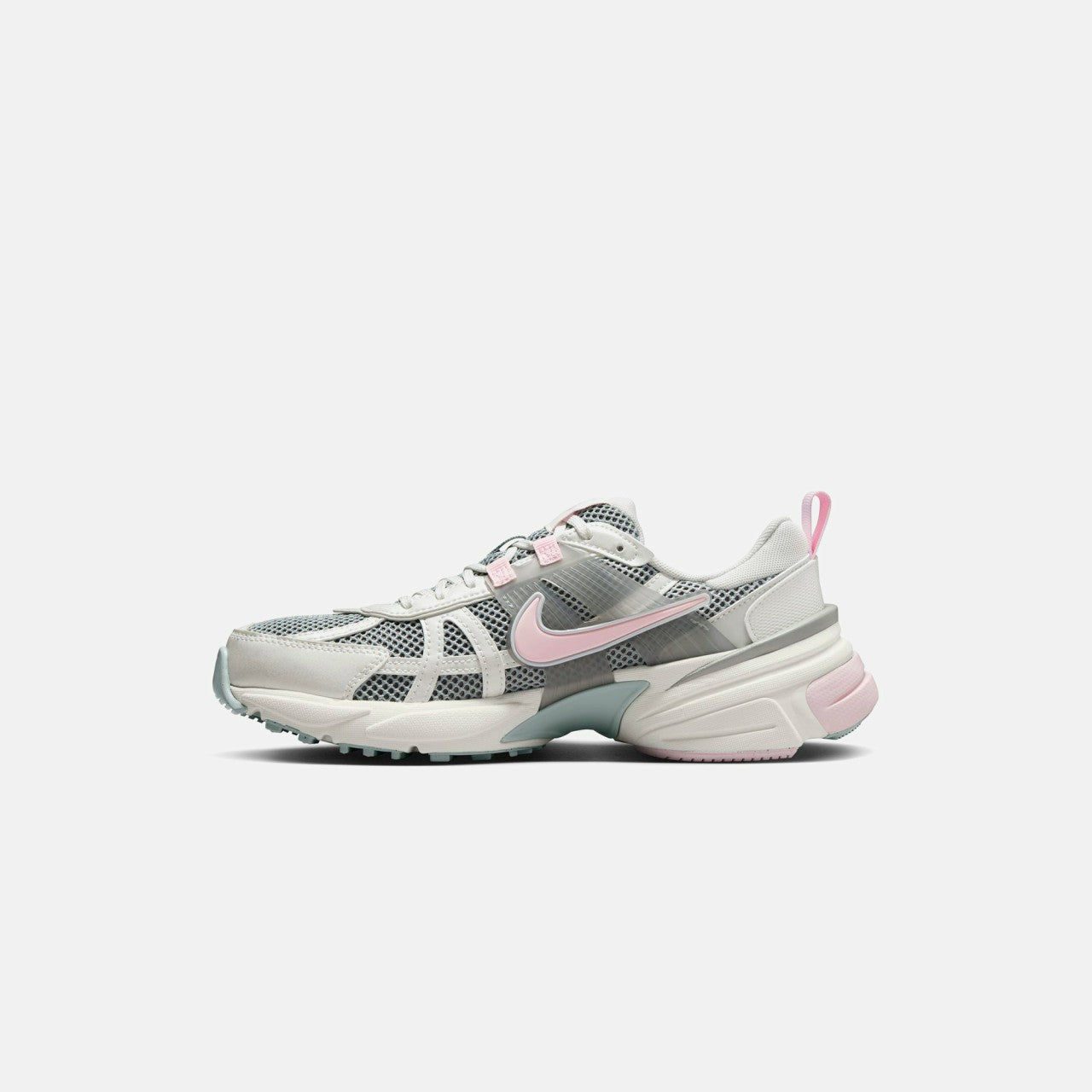 Men|Women Kith Nike WMNS V2K Run - Light Pumice / Pink Foam / Photon Dust