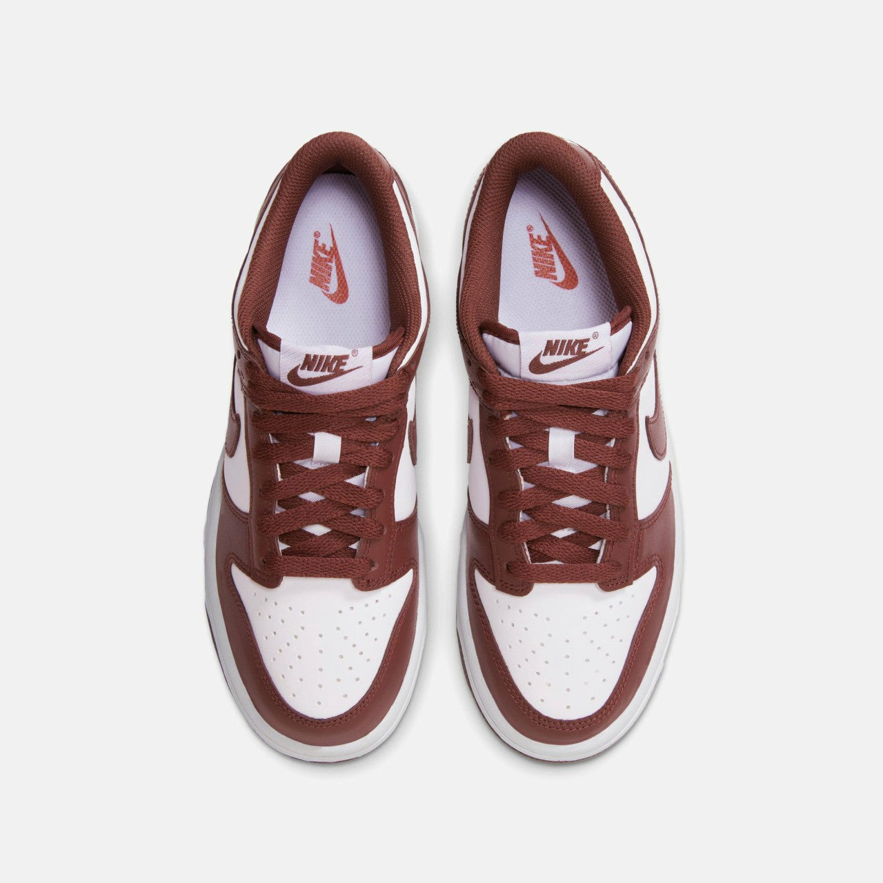 Kids Kith Nike GS Dunk Low - White / Gym Red / Redwood