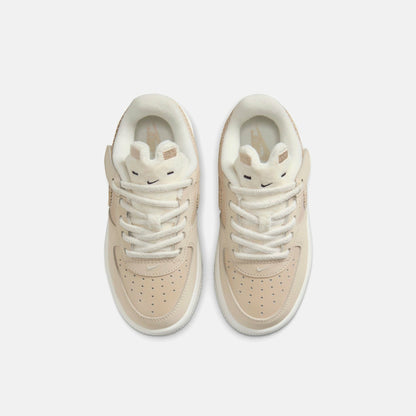 Kids Kith Nike PS Force 1 Low Easyon Se - Sand Drift / Sail / Dark Raisin / Pale