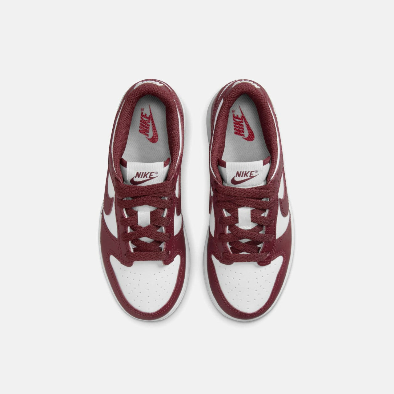 Kids Kith Nike PS Dunk Low - White / Redwood / Gym Red
