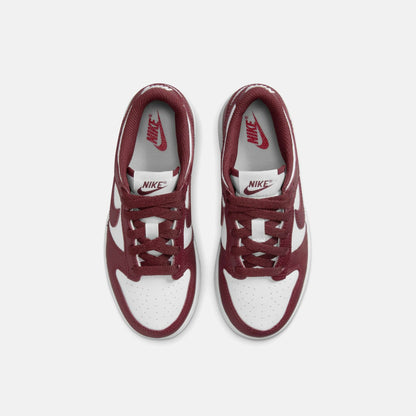 Kids Kith Nike PS Dunk Low - White / Redwood / Gym Red