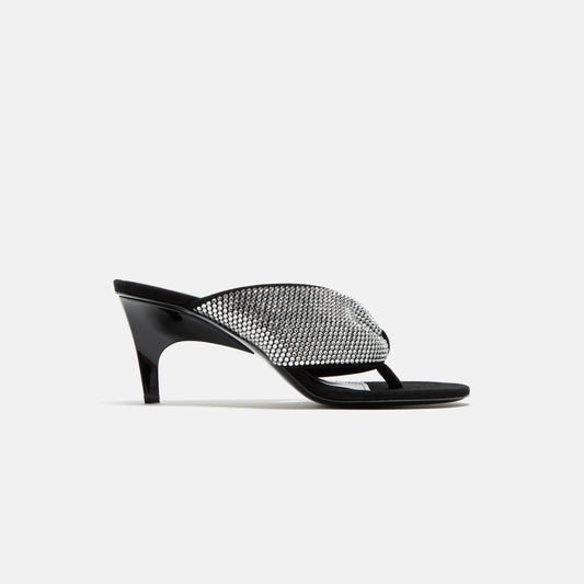 Men|Women Kith The Attico Rem 60mm Sandal - Silver / Black