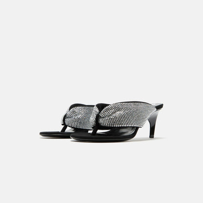 Men|Women Kith The Attico Rem 60mm Sandal - Silver / Black