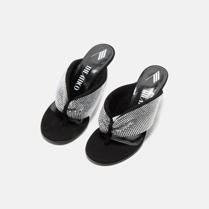 Men|Women Kith The Attico Rem 60mm Sandal - Silver / Black