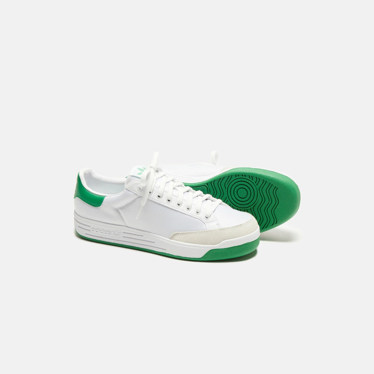 Men Kith adidas Rod Laver - White / White / Green