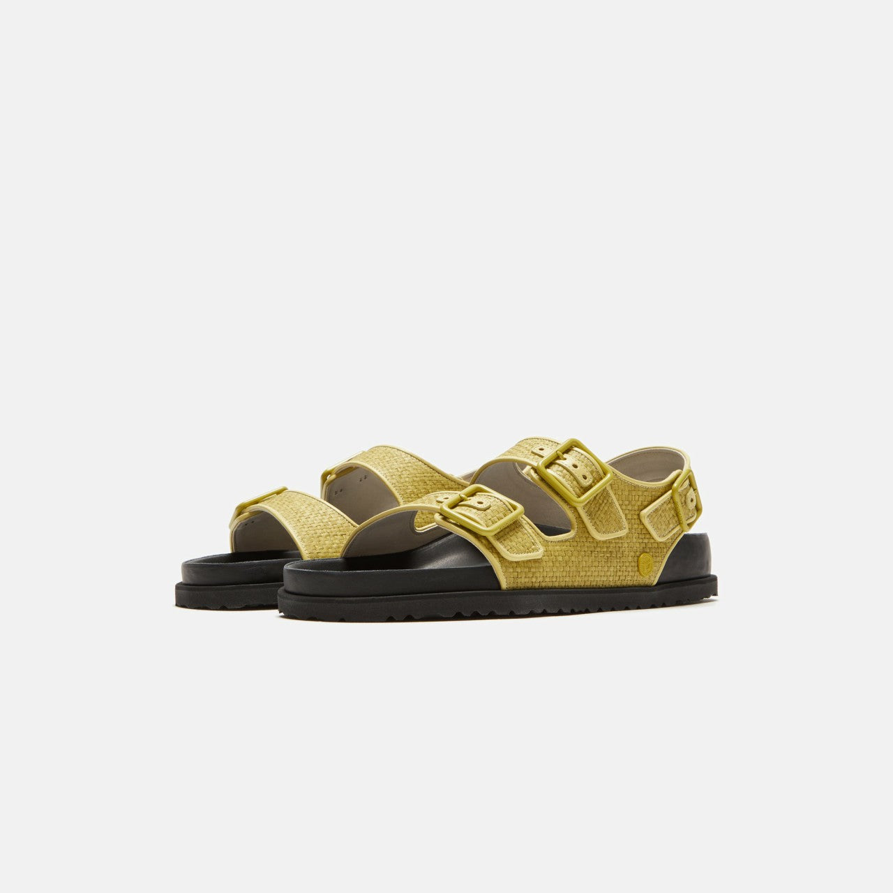 Men|Women Kith Birkenstock Milano Raffia - Luxe Golden Olive
