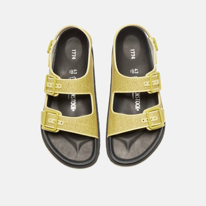 Men|Women Kith Birkenstock Milano Raffia - Luxe Golden Olive