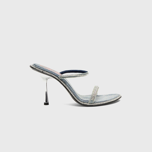 Women Kith Diesel D-Havanna SDL - Washed Denim / Strass Blue