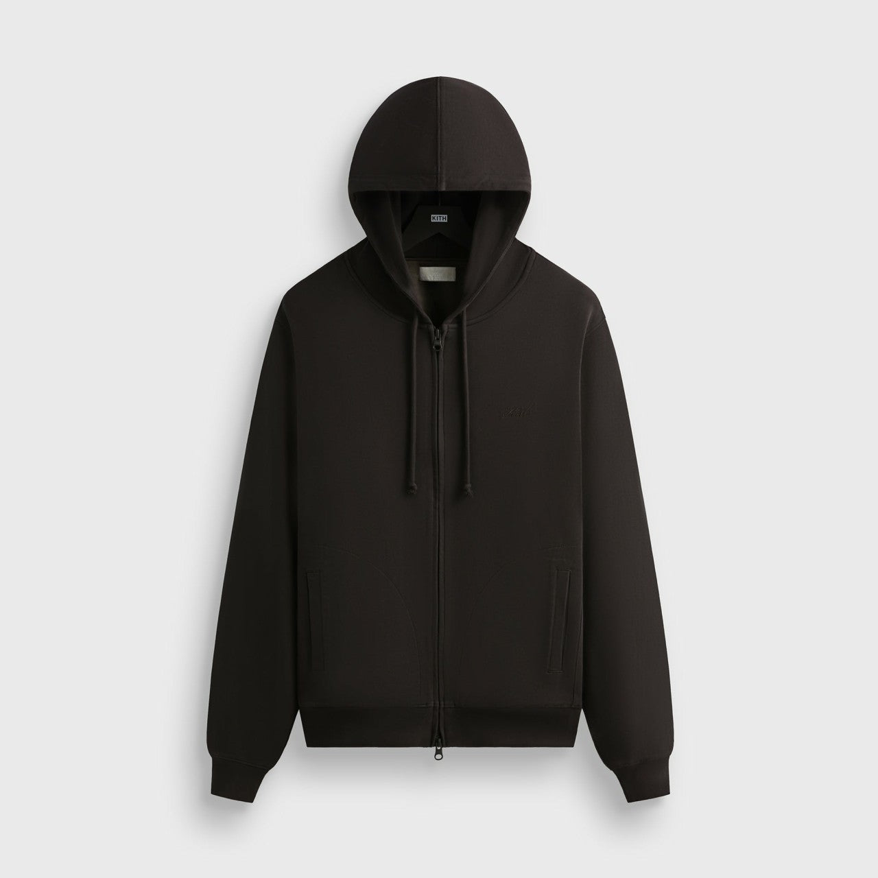 Men Kith Kith Interlock Williams V Full Zip Hoodie - Studio