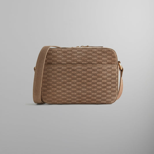 Men Kith Kith Monogram Suede Camera Crossbody - Loft