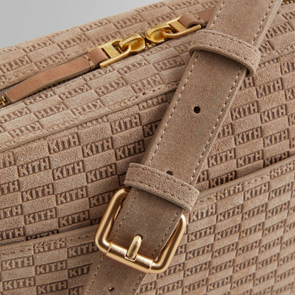 Men Kith Kith Monogram Suede Camera Crossbody - Loft