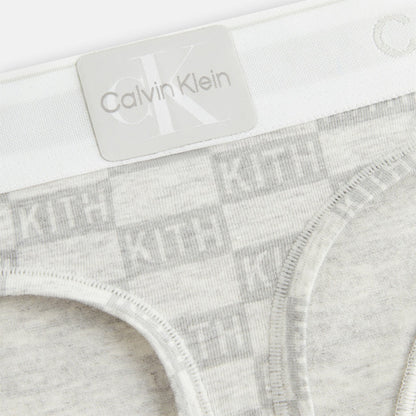 Women Kith Kith Women for Calvin Klein Thong - Light Heather Grey