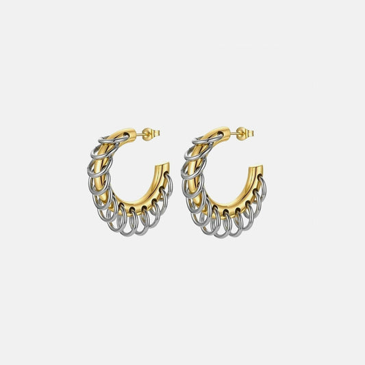Women Kith ARSN Kinks and Thrills Earrings - Silver