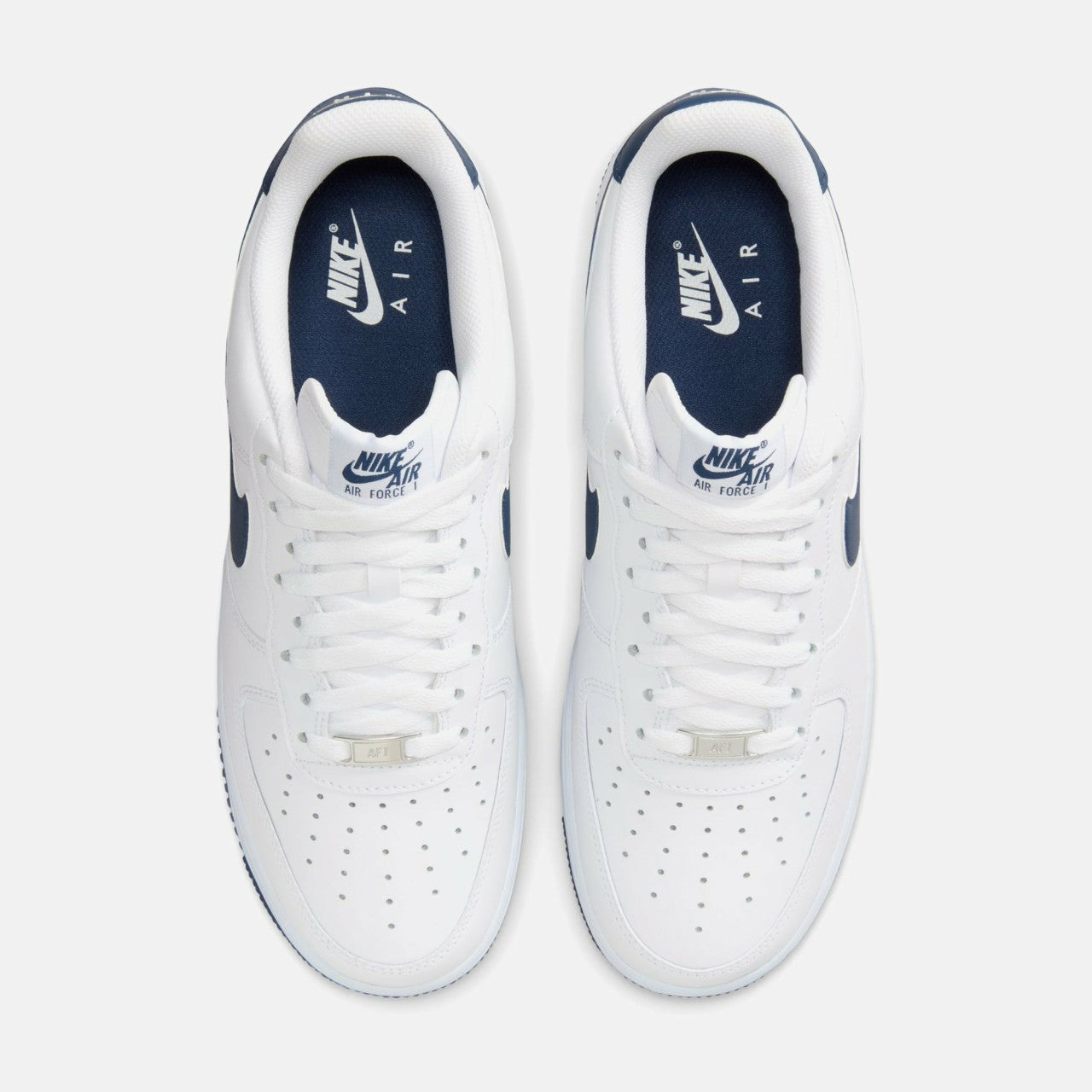 Men Kith Nike Air Force 1 '07 - White / Midnight Navy / White