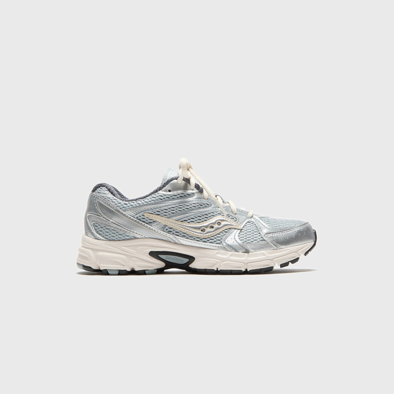 Men Kith Saucony Ride Millennium - Silver / Cream